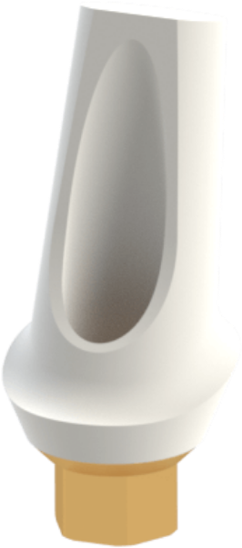 Picture of Zircotec™ Angled Anatomic Zirconia Abutment SV-WP 15° / H 1.5mm Universal