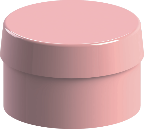 Picture of Ball Attachment Retentive Cap - Soft / Pink 4pcs