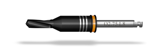 Picture of Guided Surgery Lance Drill 2.75mm D, 8mm L, Orange 
