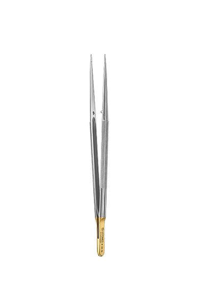 Picture of USTOMED Micro-Tweezers, anatomical, diamond-coated, 180mm