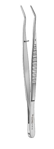 Picture of COLLEGE, Anatomical Tweezers, contra-angle, 150mm