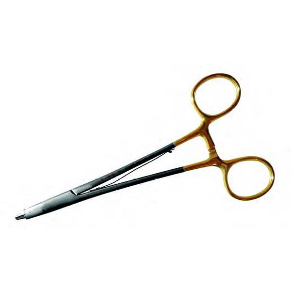 Picture of LASCHAL Needle Holder, Ring-Handled, Tungsten Carbide, 16.5cm