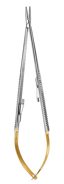 Picture of CASTROVIEJO Micro-Needle Holder TC, 180mm, straight