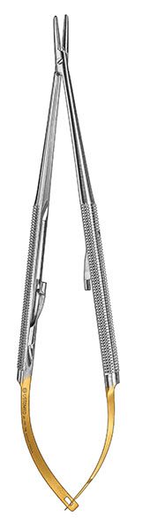 Picture of BARRAQUER Micro-Needle Holder TC, 180mm, straight