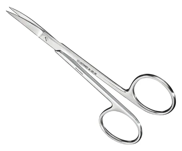 Picture of Suture-/gum scrs., 11, 5cm, cvd., large ring