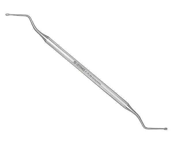 Picture of HEMINGWAY, bone curette, 18 cm, d/e., size 0