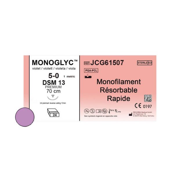 Picture of MONOGLYC 5/0 DSM13 70 cm VIOLET Box of 24