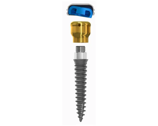 LOCATOR Overdenture Implant, 2.4mmD x 10mmL, 4mm Cuff