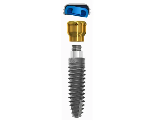 LOCATOR Overdenture Implant, 3.5mmD x 12mmL, 2.5mm Cuff