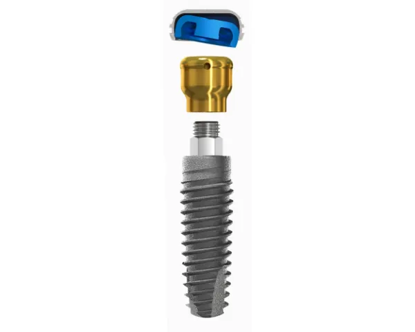 LOCATOR Overdenture Implant, 3.9mmD x 12mmL, 4mm Cuff