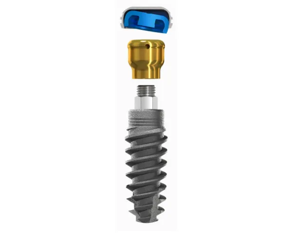 LOCATOR Overdenture Implant, 4.4mmD x 8mmL, 4mm Cuff
