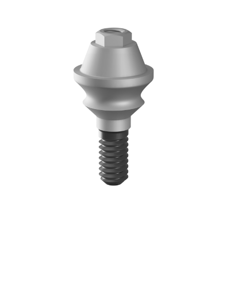 Ritter Implants Straight Concave Multi Unit 1mm Shoulder RITTM-MU-KS10-CNV-1.4 Narrow Line