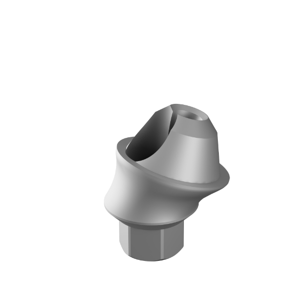 Ritter Implants 17° Angled Concave Multi Unit 1mm Shoulder Narrow Line RITTM-MU-KS-1710-CNV-1.4