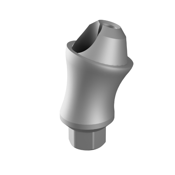 Ritter Implants Angled Multi Unit One Piece 17°/ 4mm Shoulder, 1.4 thread, concave RITTM-MU-KS1740-CNV-1.4