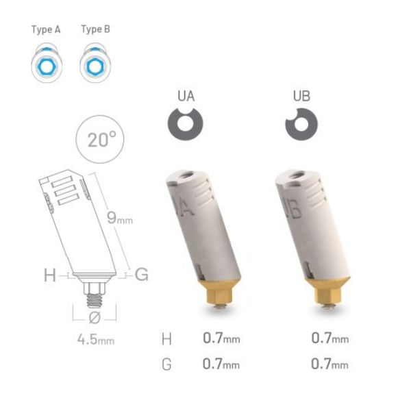 Picture of 20° Angled Scan Post SV-RP H 0.7mm UB Type Anterior