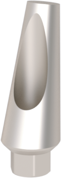Ritter Implants Angled Standard Ti-Abutment SV-RP 15° Slim Body RITTDI-TA-SV-RP1500N