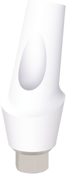 Ritter Implants Zircocam™ Angled Anatomic Zirconia Abutment SV-RP 25° / H 3mm RITTDI-ZAA-SV-RP2530