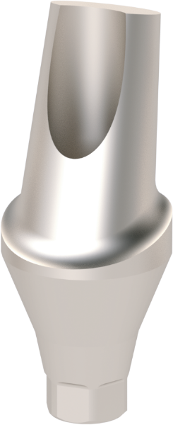 Ritter Implants Angled Anatomic Ti-Abutment CF-NC 15° / H 3mm A Type RITTDI-TAA-CF-NC1530A