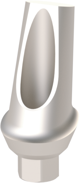 Ritter Implants Angled Anatomic Ti-Abutment SV-RP 15° / H 1mm RITTDI-TAA-SV-RP1510