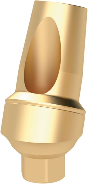 Ritter Implants Clicq-Pression™ Angled Transfer Ti-Abutment SV-RP 25° / H 1mm RITTDI-TAP-SV-RP2510
